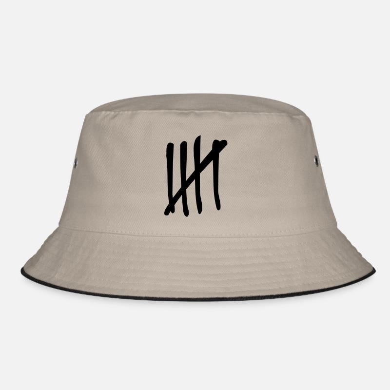 5 strokes Bucket Hat