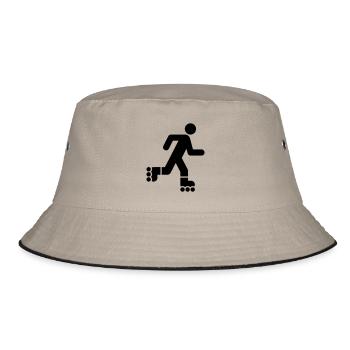 Scooter Rider, Scooter, Scooter Sport - Bucket Hat - khaki/black - Front