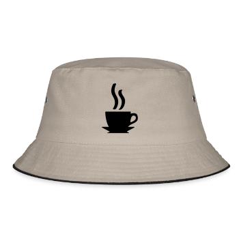 cup - Bucket Hat - khaki/black - Front