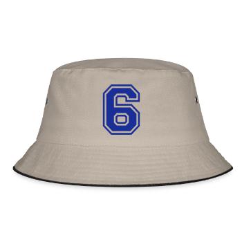 6 - Bucket Hat - khaki/black - Front