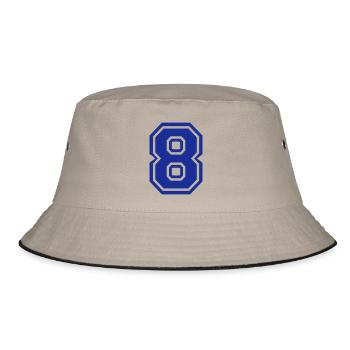 8 - Bucket Hat - khaki/black - Front