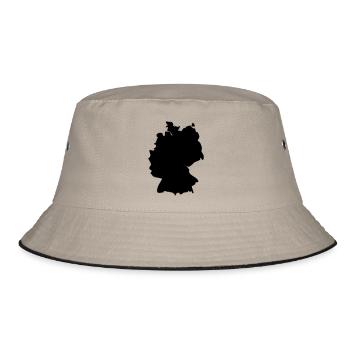 Germany - Bucket Hat - Khaki/Schwarz - Vorne