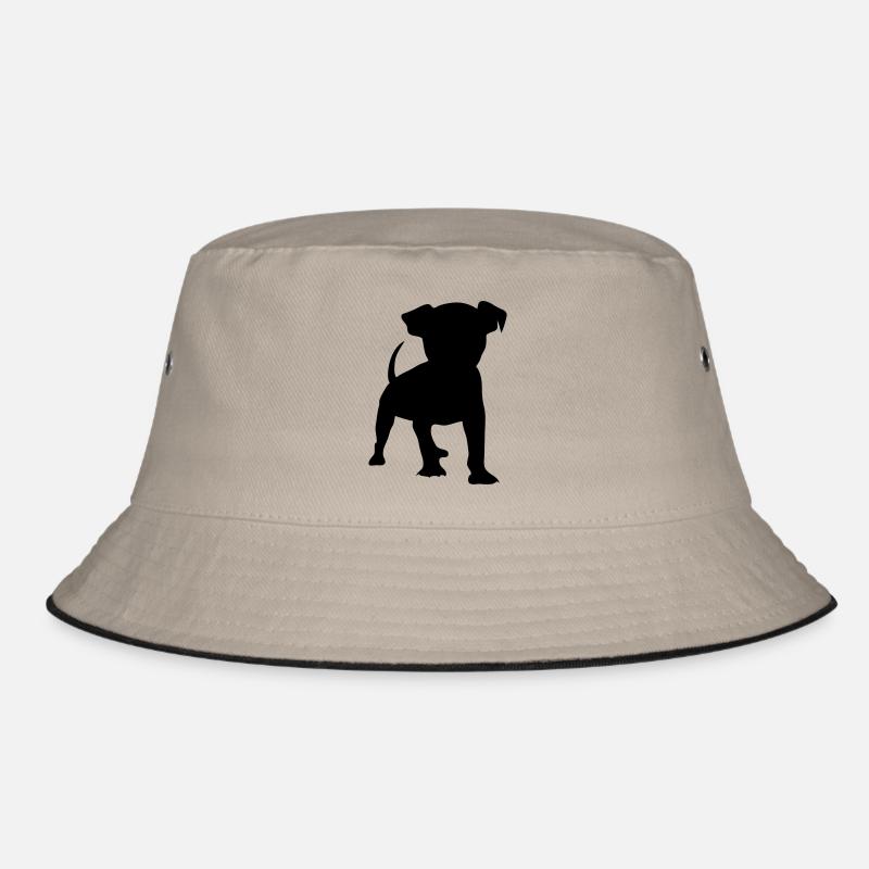 chihuahua - Bucket Hat - khaki/black