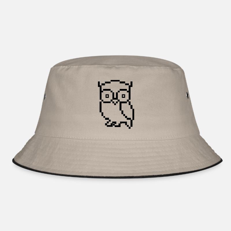 eule pixel Bucket Hat