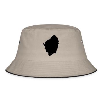 Naxos - Bucket Hat - Khaki/Schwarz - Vorne