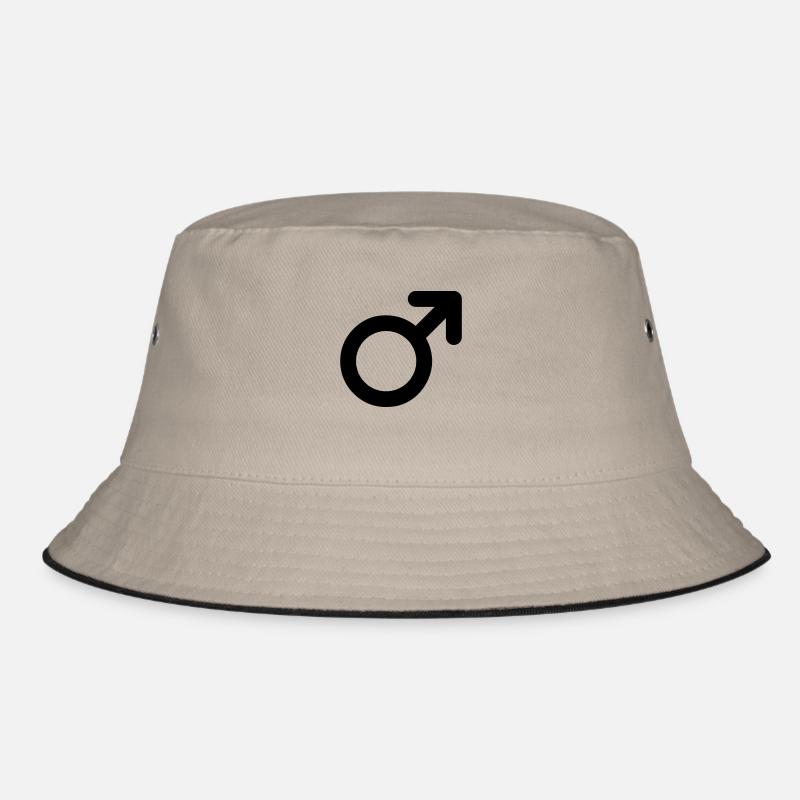 male symbol Bucket Hat