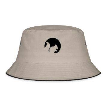 cercle rond logo silhouette noir eichhoernchen n - Bob - kaki/noir - Devant