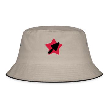 Bricklayer Mason Maurer Maçon Maçonnerie Bricolage - Bucket Hat - khaki/black - Front
