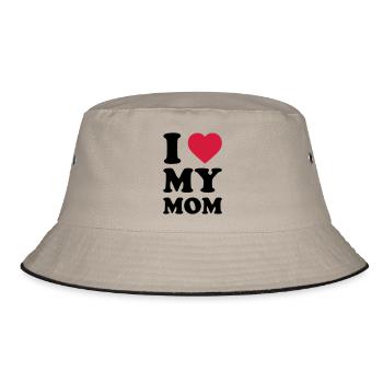 I LOVE MY MOM - Bob - kaki/noir - Devant
