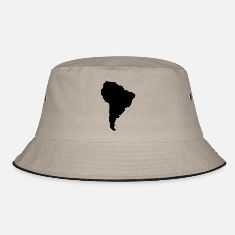 south_america_1 Bucket Hat