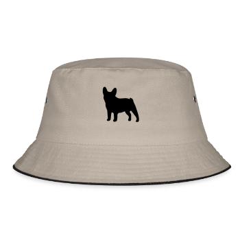 bulldog - Bucket Hat - Khaki/Schwarz - Vorne