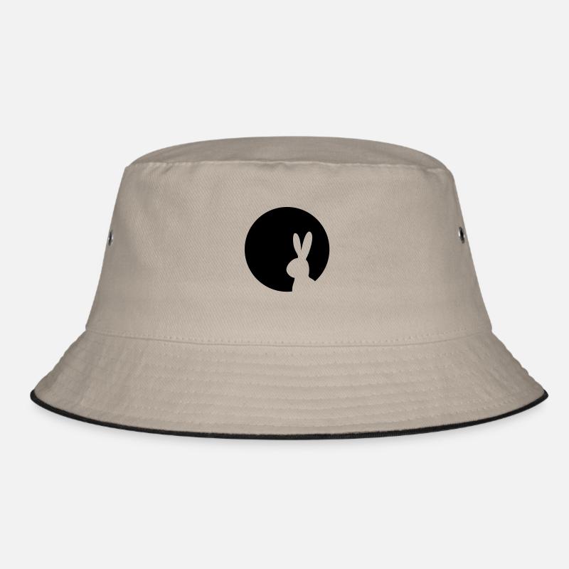 Moony Rabbit in the Moon Rabbit Bunny Bucket Hat