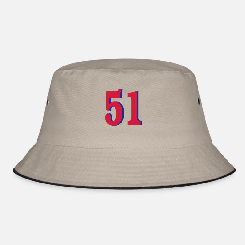 (51) - Bucket Hat - Khaki/Schwarz