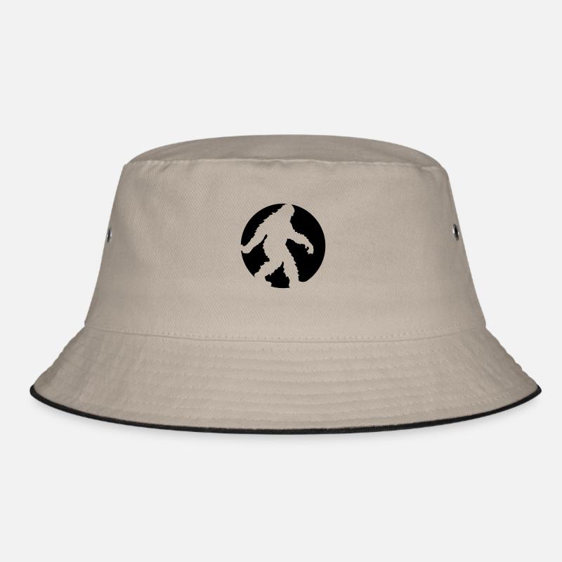 kreis rund logo gehender laufender seitlich bigfoo Bucket Hat