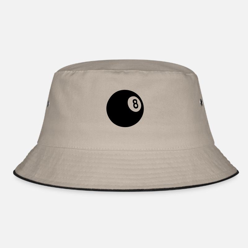 8 ball cue eight snokker blackball Bucket Hat