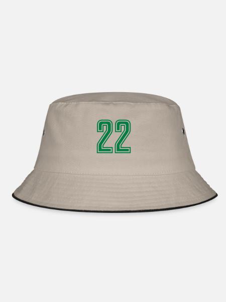 22 - Bucket Hat - khaki/black - Front