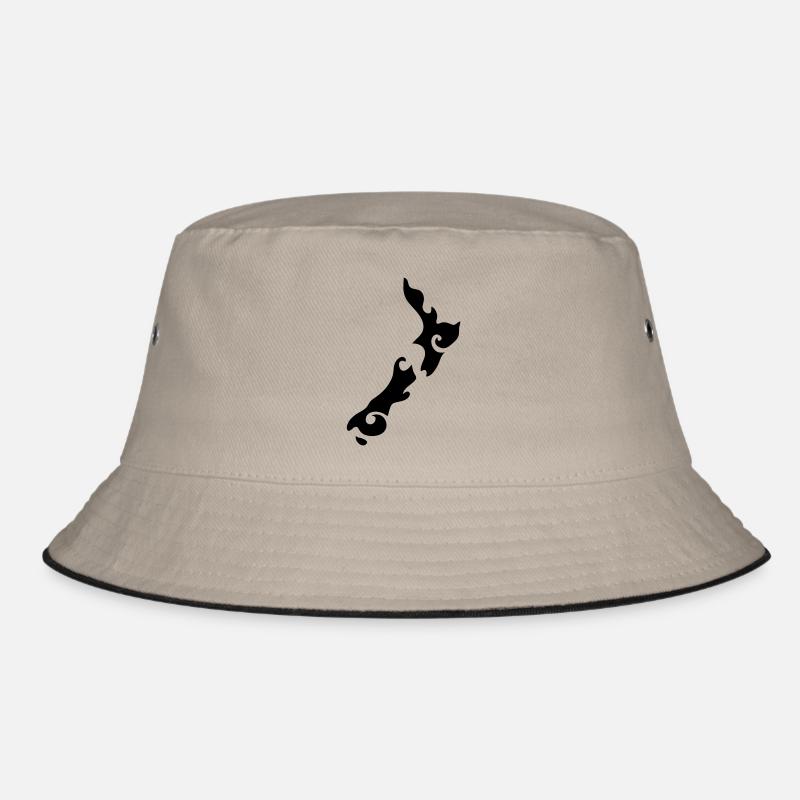 TATTOO Stammes Bild AOTEAROA NEUSEELAND Bucket Hat