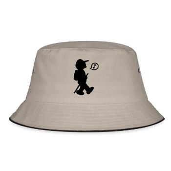 hiking - Bucket Hat - khaki/black - Front