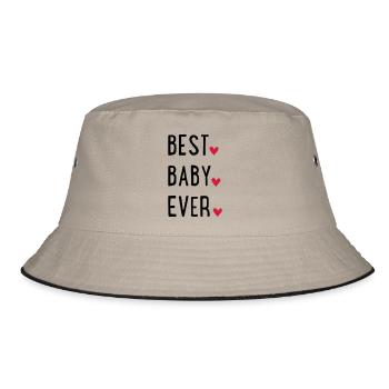 baby - Bucket Hat - khaki/black - Front
