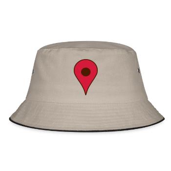 Map pin - Bob - kaki/noir - Devant