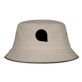 Blase 1c - Bucket Hat - Khaki/Schwarz - Vorne