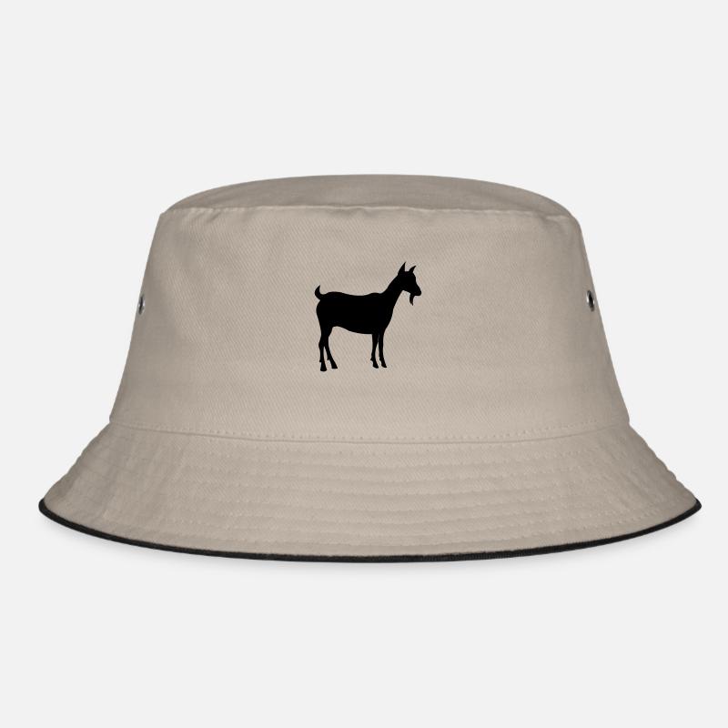 ziege - Bucket Hat - Khaki/Schwarz