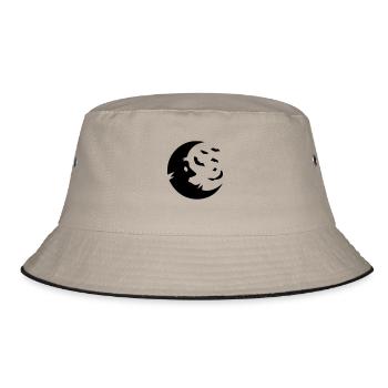 Moon - Bucket Hat - khaki/black - Front