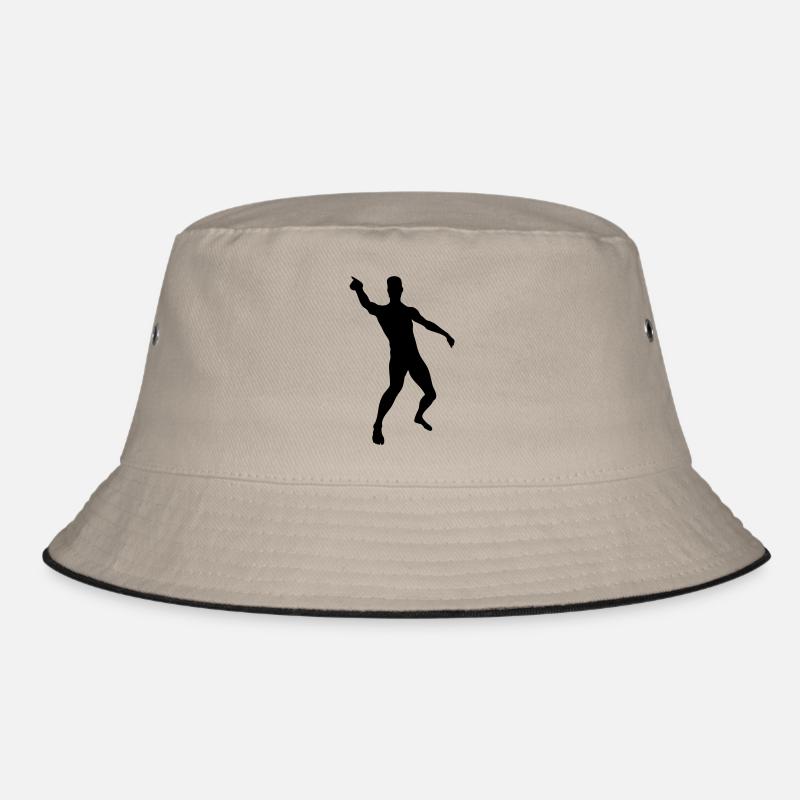 Mann Körper Silhouette Vektor-Design Bucket Hat