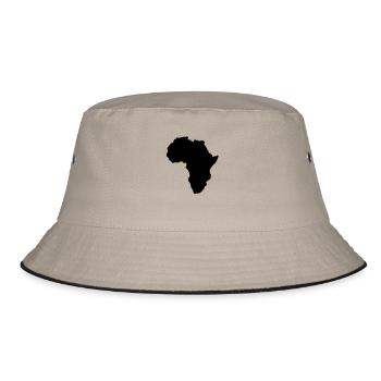forme de la carte du monde de l'afrique - Bob - kaki/noir - Devant