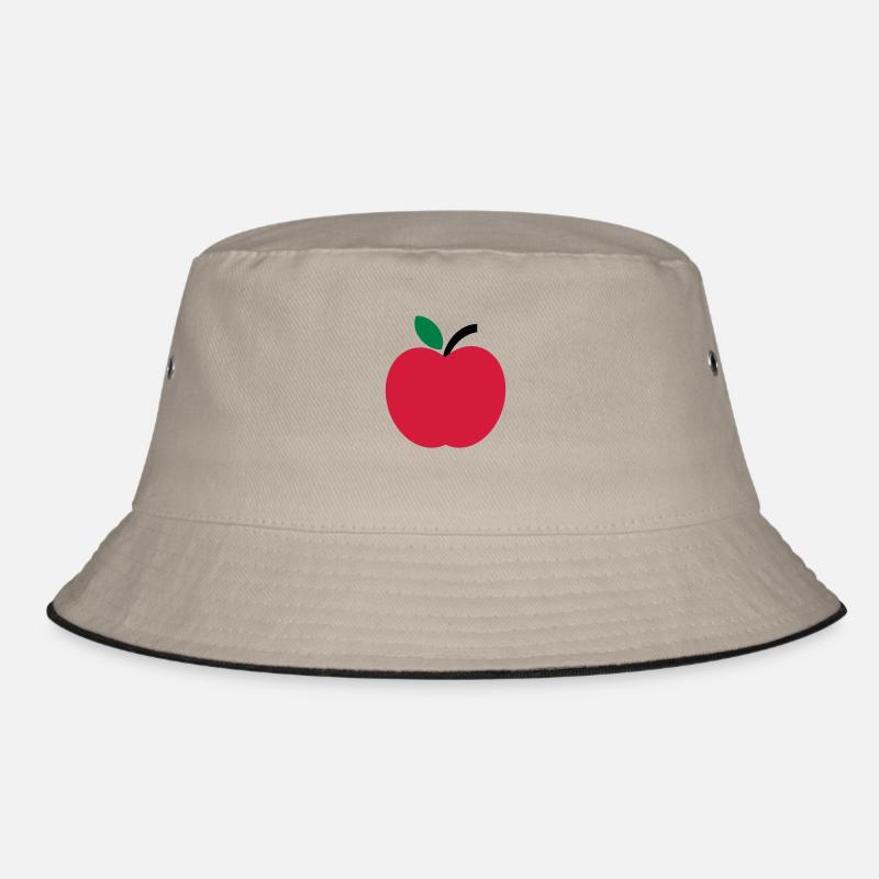 apfel - Bucket Hat - Khaki/Schwarz