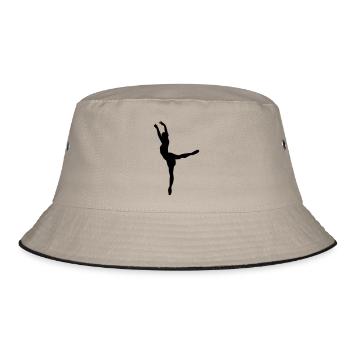 Danseuse de ballet vecteur Silhouette - Bob - kaki/noir - Devant
