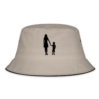 fils d'amour fête des mères maman et mère garçon - Bob - kaki/noir - Devant