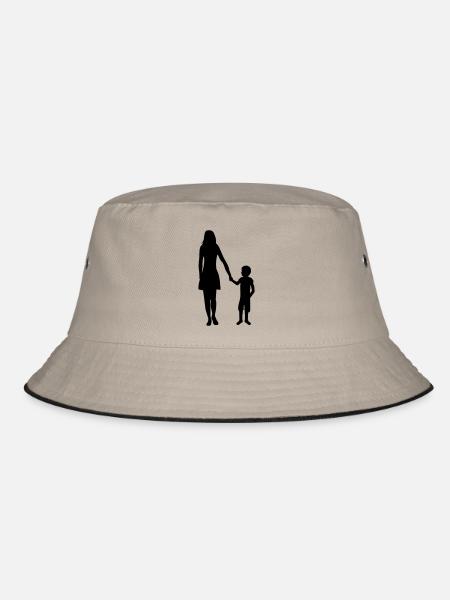 fils d'amour fête des mères maman et mère garçon - Bob - kaki/noir - Devant