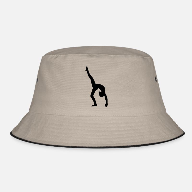 Turnen Bogengang - Bucket Hat - Khaki/Schwarz