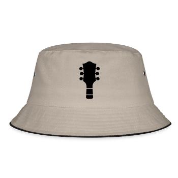 Gitarre - Bucket Hat - Khaki/Schwarz - Vorne