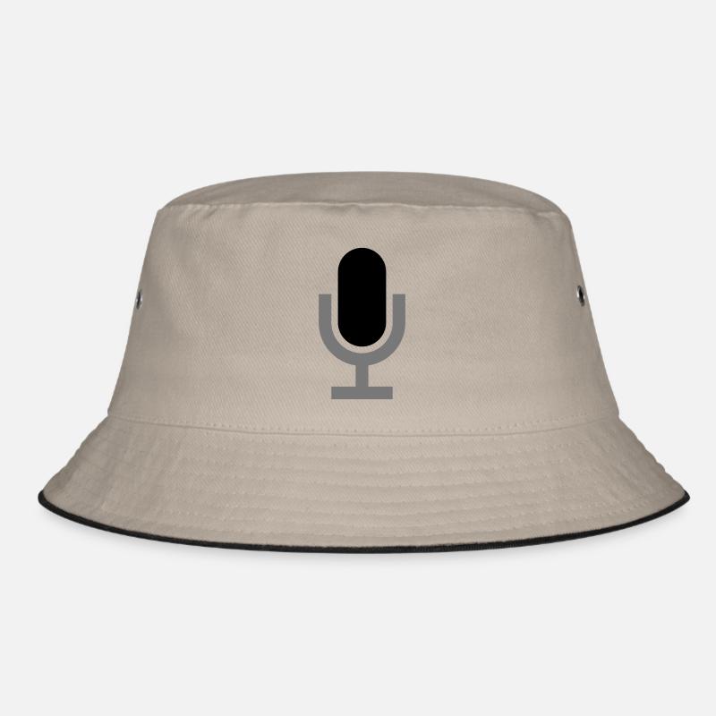 Icon Mikrofon Clipart Bucket Hat
