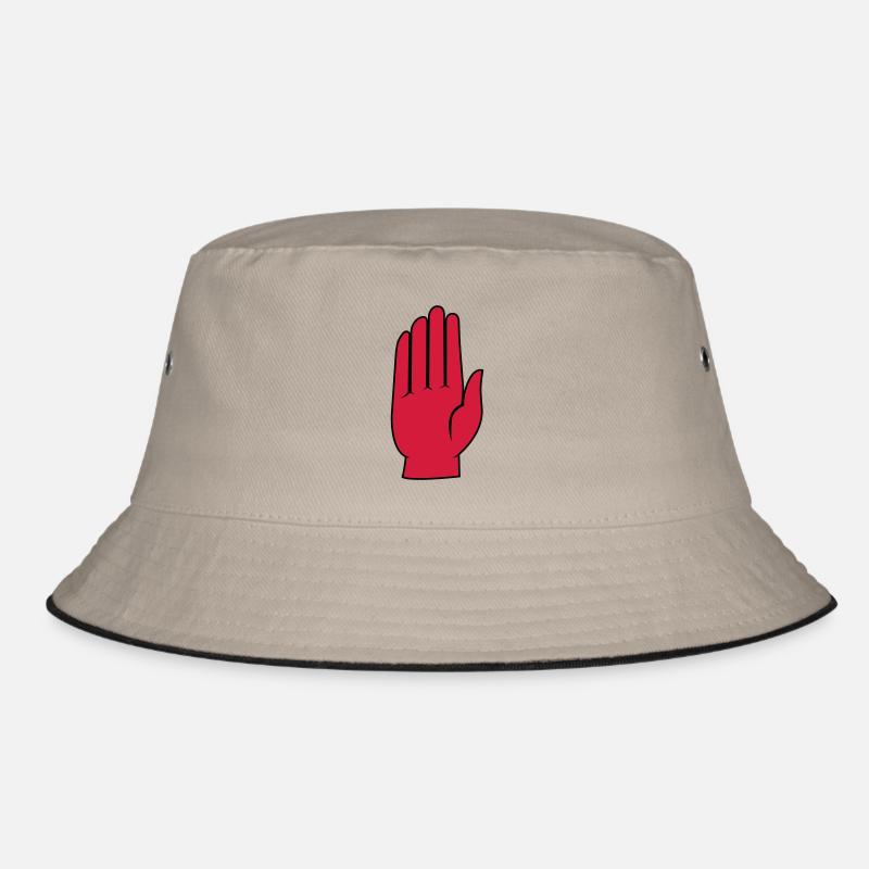 red_hand Bucket Hat