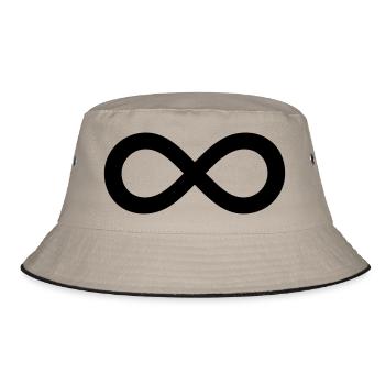 infinitely - Bucket Hat - khaki/black - Front