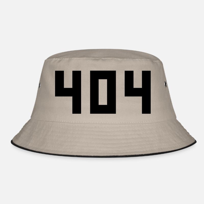 cool error 404 fehlermeldung falsch kein internet - Bucket Hat - Khaki/Schwarz