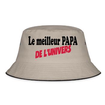 Le meilleur PAPA de l'univers - Bob - kaki/noir - Devant
