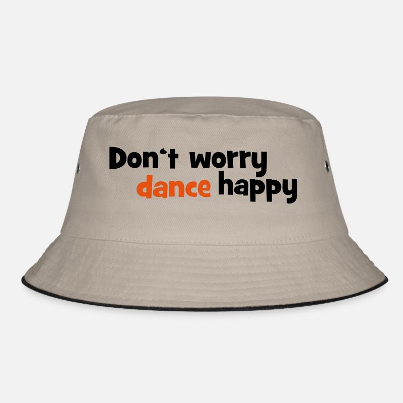 tanzen - Bucket Hat - Khaki/Schwarz