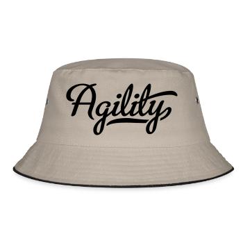 Agility - Bucket Hat - Khaki/Schwarz - Vorne