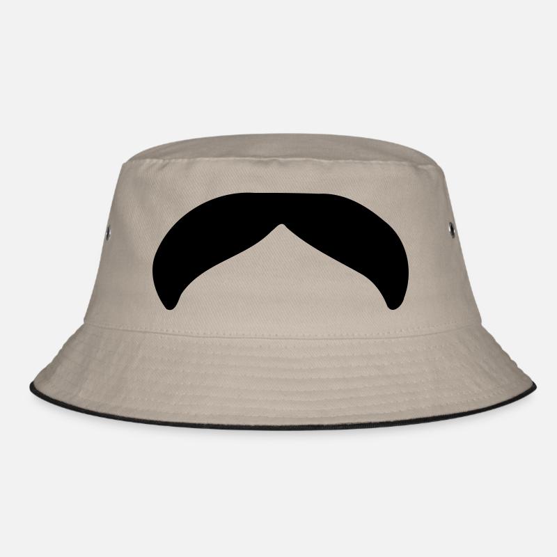 Beard moustache moustache mustache 1c. Bucket Hat