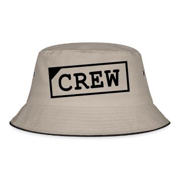 crew - Bucket Hat - Khaki/Schwarz - Vorne