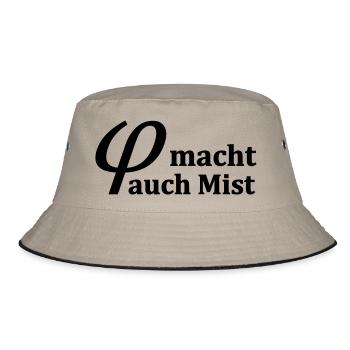 Kleinvieh - Bucket Hat - Khaki/Schwarz - Vorne