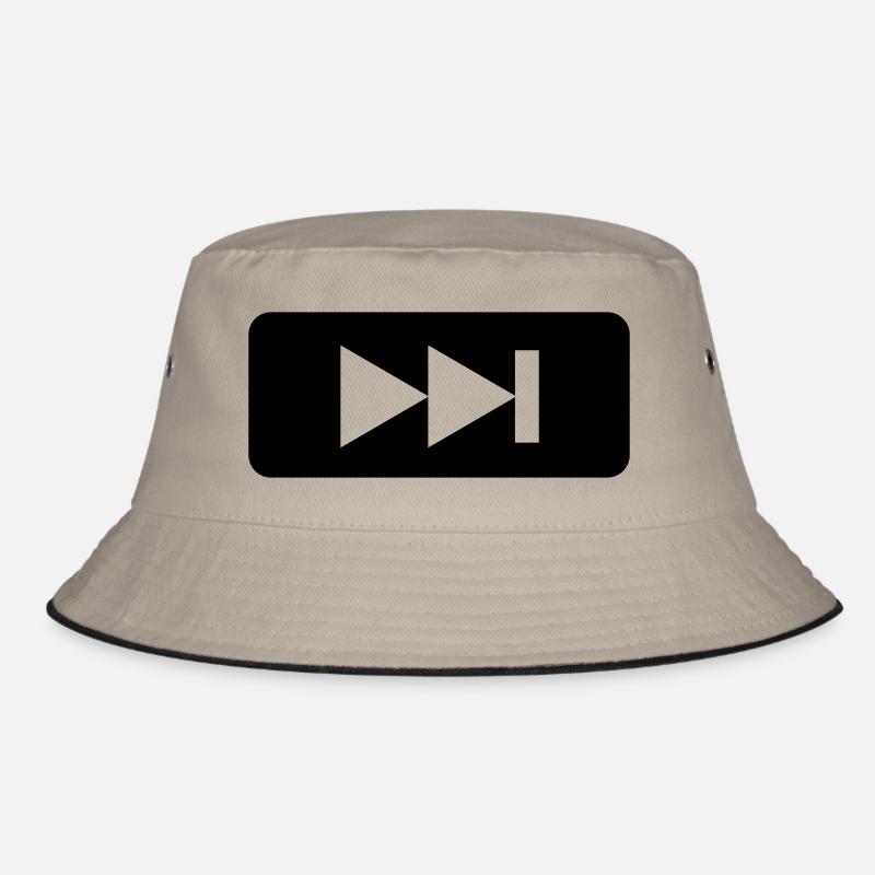 Forward - Tasten - Player - Musik Bucket Hat
