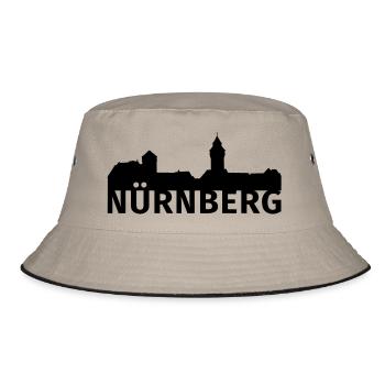 Nürnberg - Bucket Hat - Khaki/Schwarz - Vorne