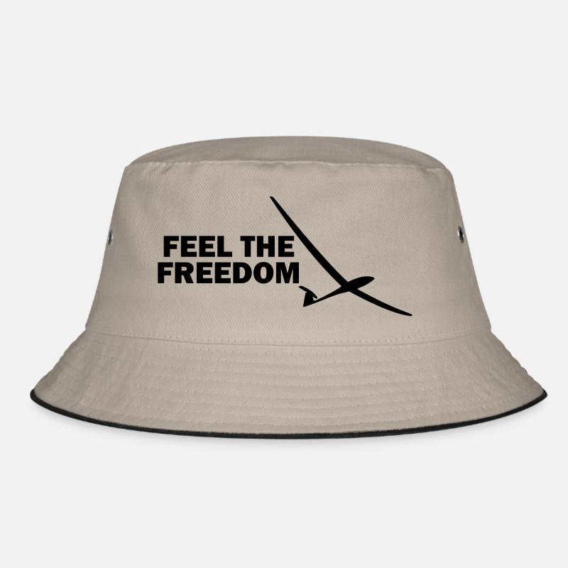 Glider freedom gift glide gliding Bucket Hat