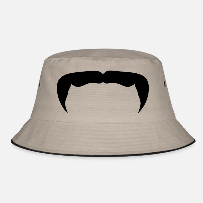 Hipster-Schnurrbart Schnurrbart Bart beard12 Bucket Hat
