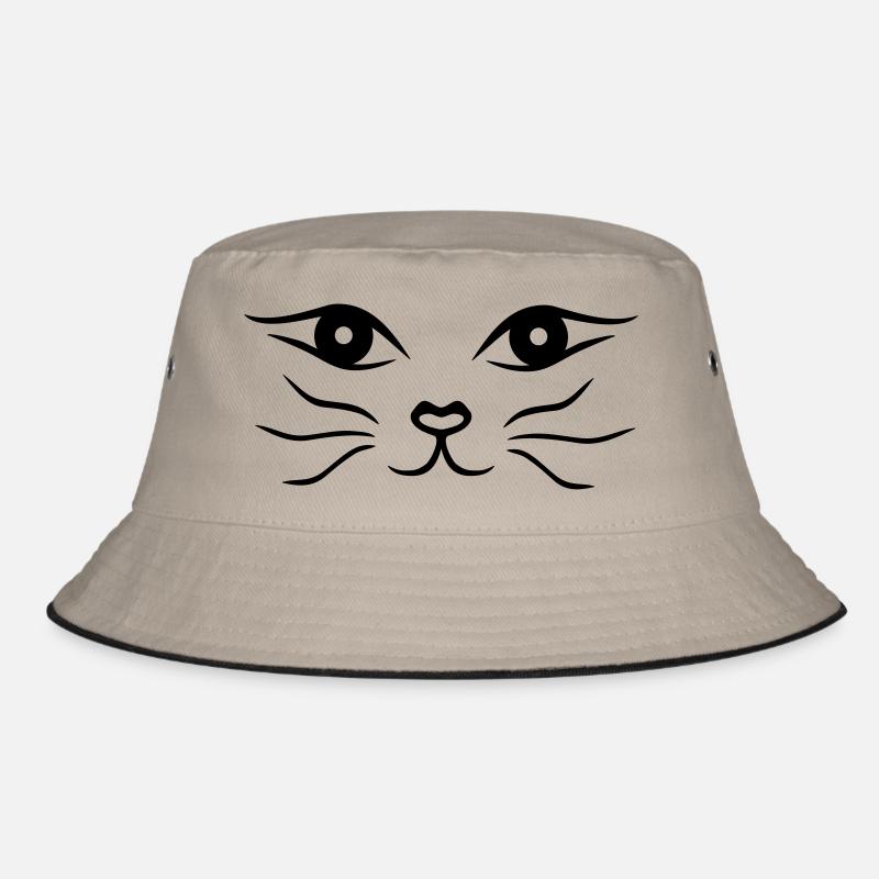 Katzengesicht/Katze Bucket Hat